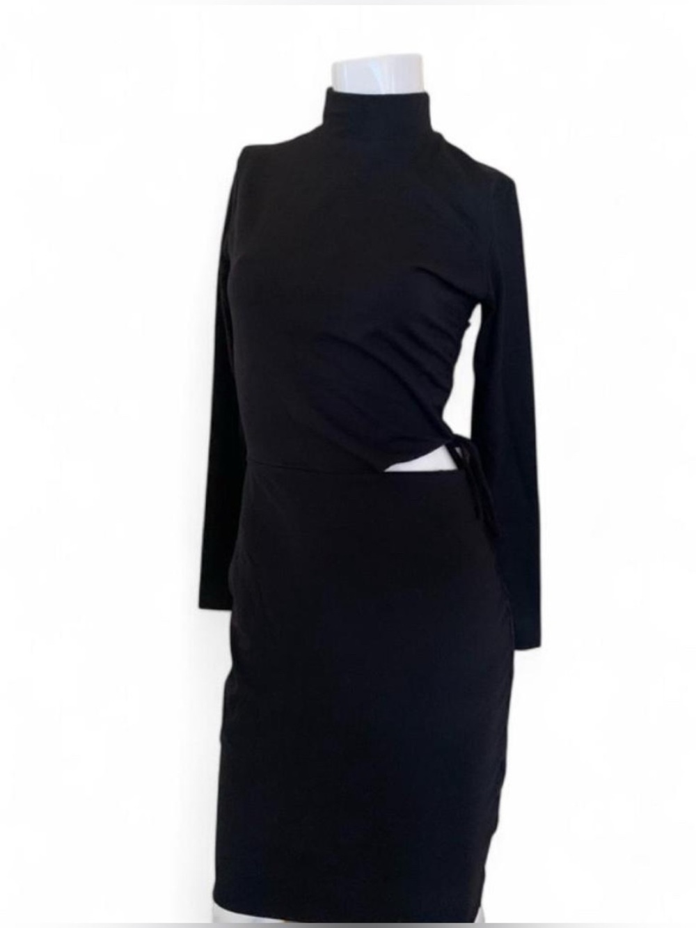 Susana Monaco Black Long Sleeve Dress